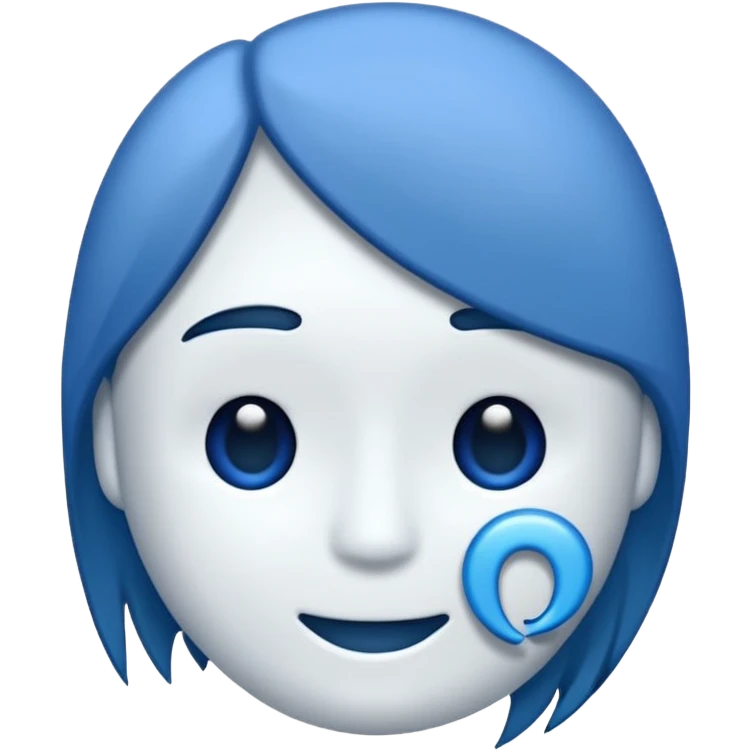 Ein einfacher Lineal beidseitig abgerundet
Ein sanfter Farbverlauf von dunkelblau über hellblau bis hin zu weiß emoji