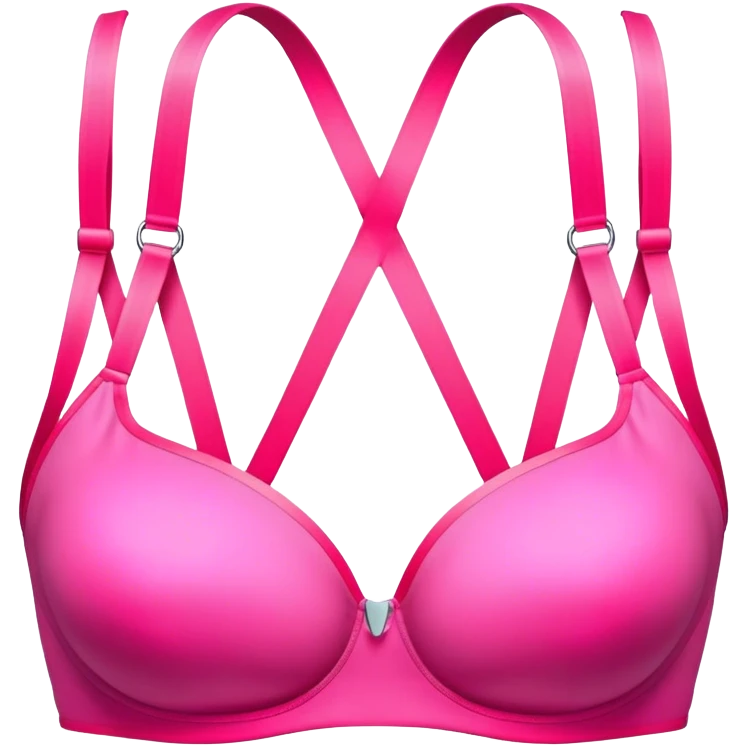 neon pink bra emoji