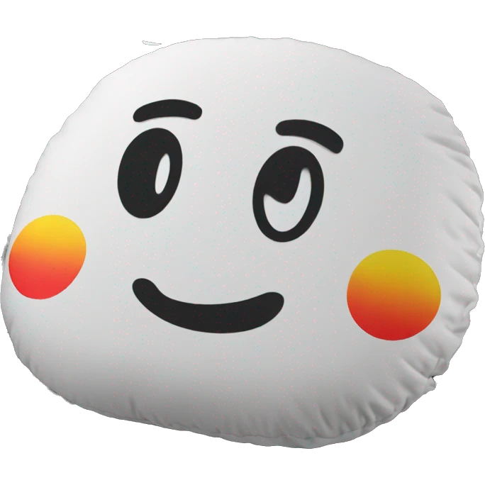 Elastic Strap in car neck rest pillow emoji