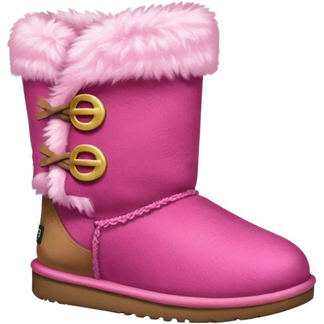 Pink uggs emoji