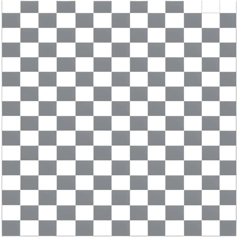Gray and white checkered pattern, 8x8 grid, minimalist design, flat colors, no shadows emoji