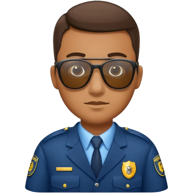 school security, sun glasses emoji