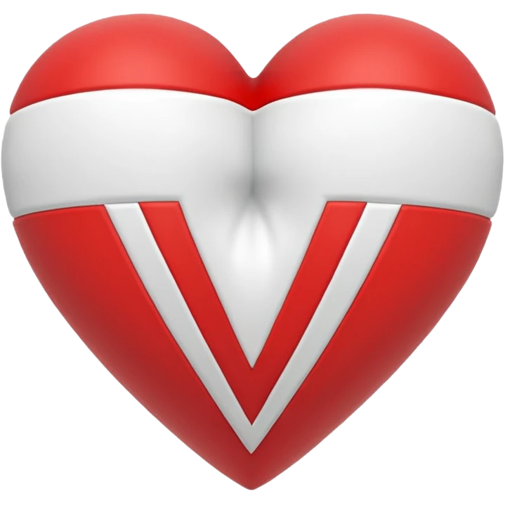 Adidas stripes heart emoji
