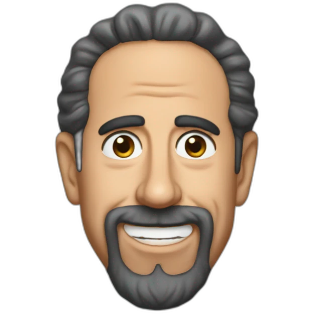 whole bearded jerry seinfeld emoji