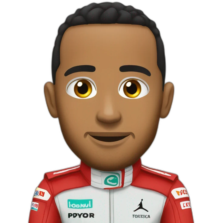 Lewis hamilton qui dit Boris emoji