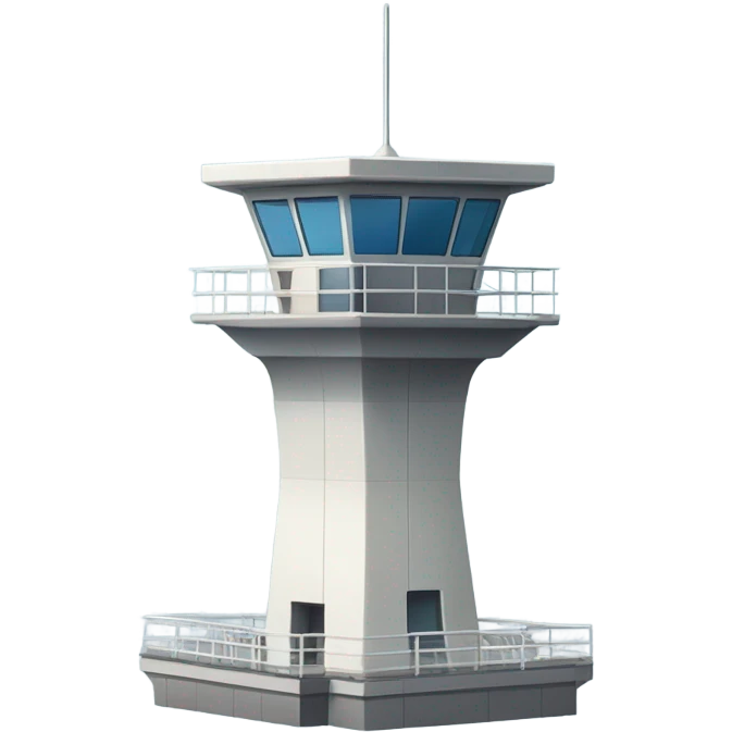 simple control tower  emoji