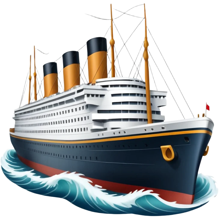 Titanic bateau  emoji