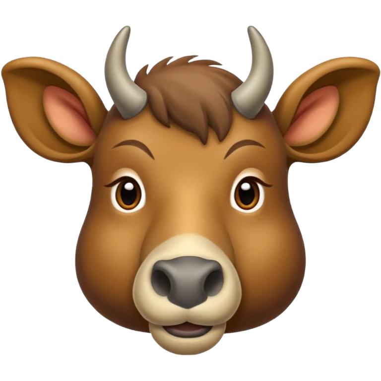 Un chameau avec un gros nez emoji