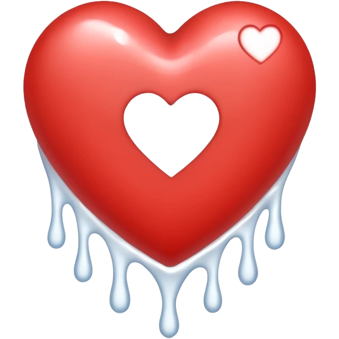 Cumshot heart emoji
