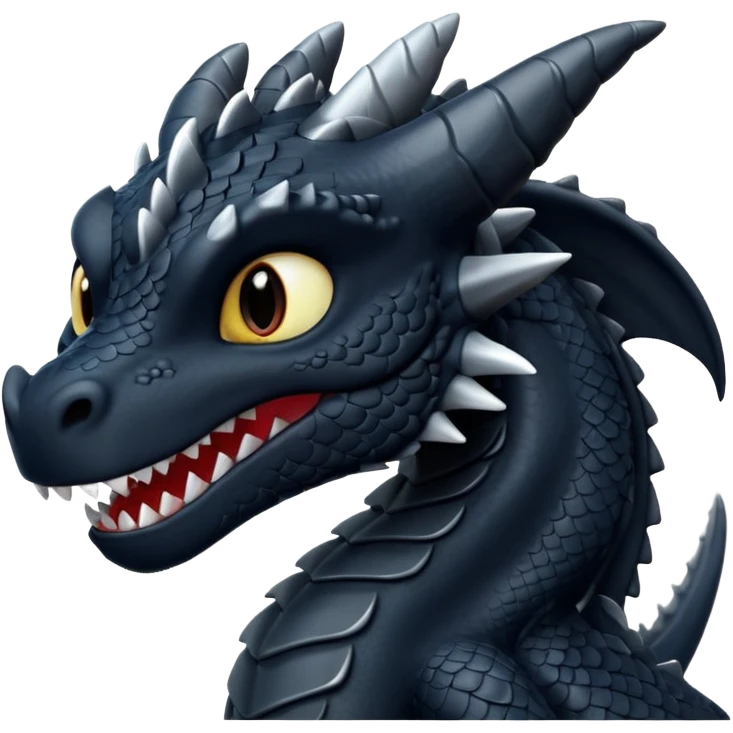 Un dragón furia nocturna emoji