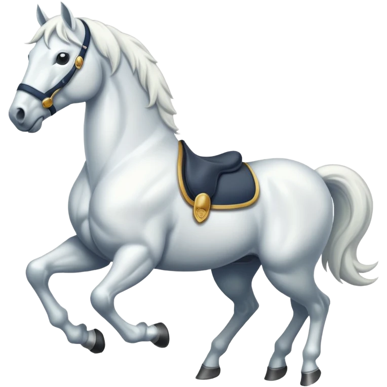 Caballo blanco emoji