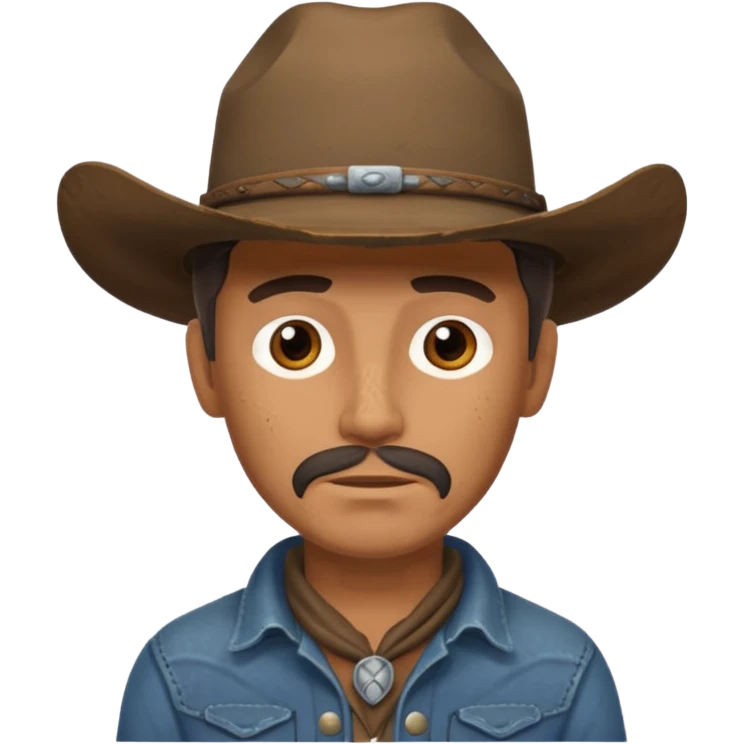 no hat cowboy  emoji