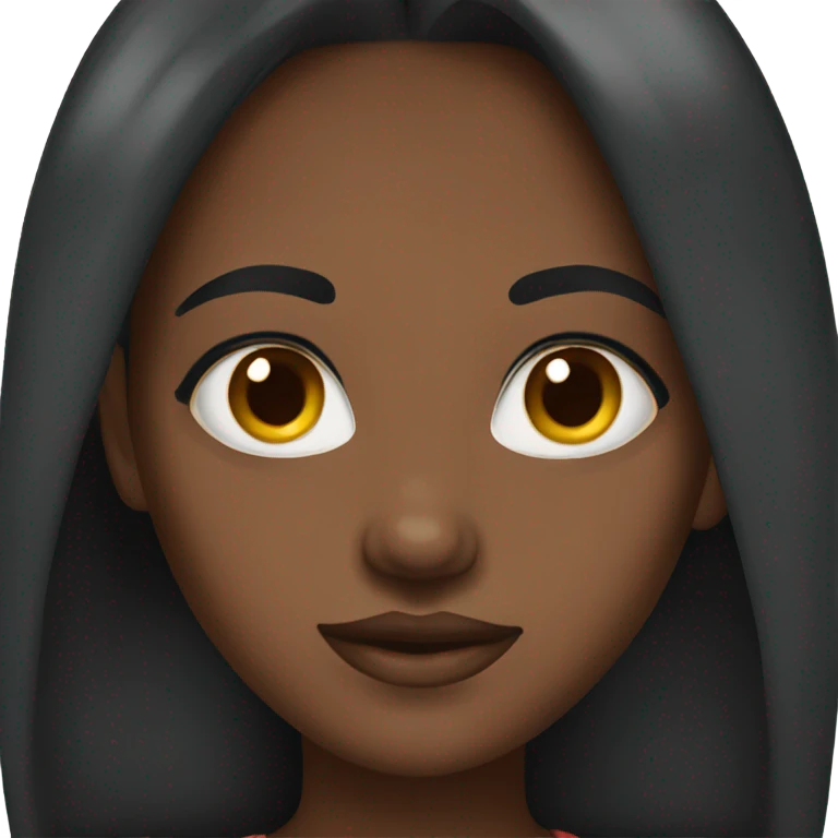 Pretty black girl emoji