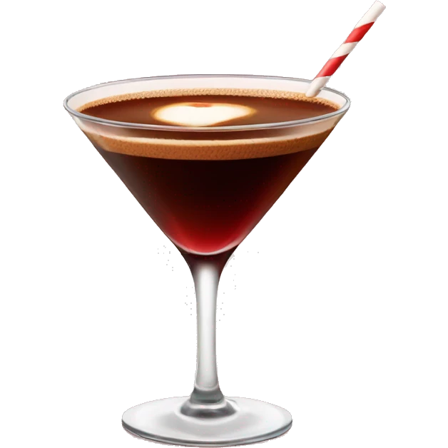 Red expresso martini emoji