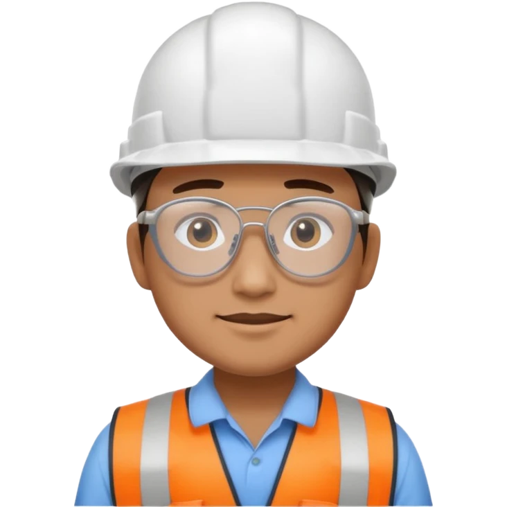 Civil engineer wearing white cap emoji