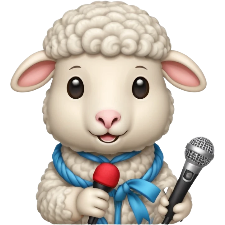 sheep with microphone











 emoji