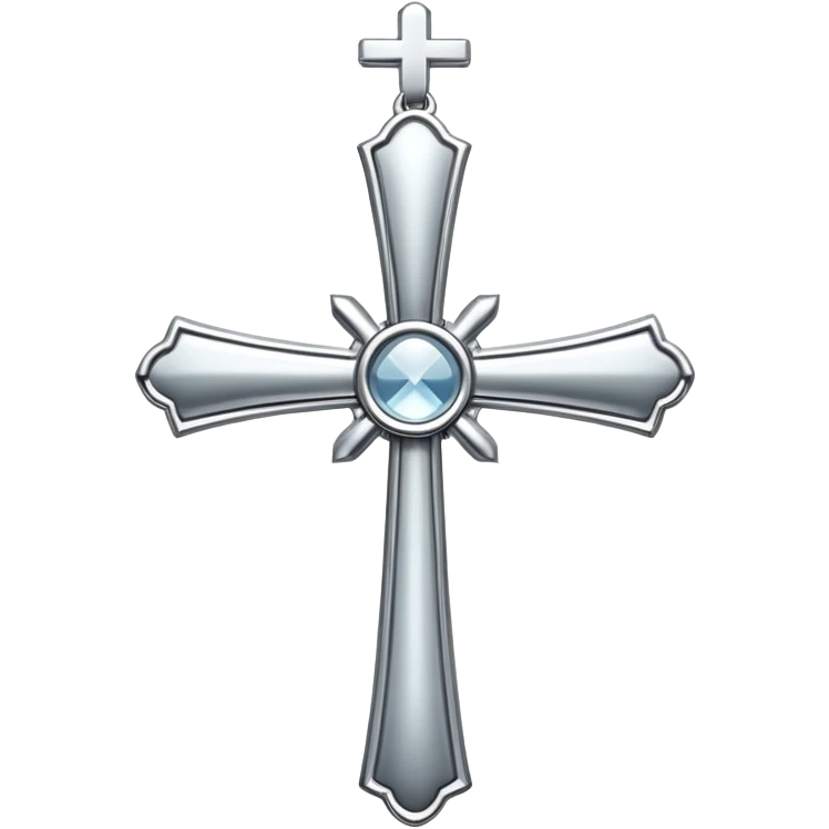 silver cross emoji emoji