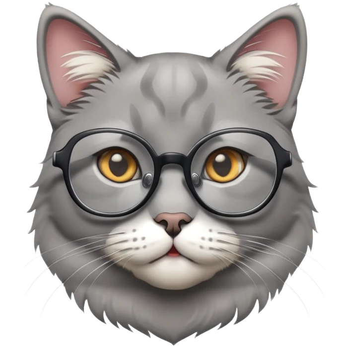 Cat with glasses emoji