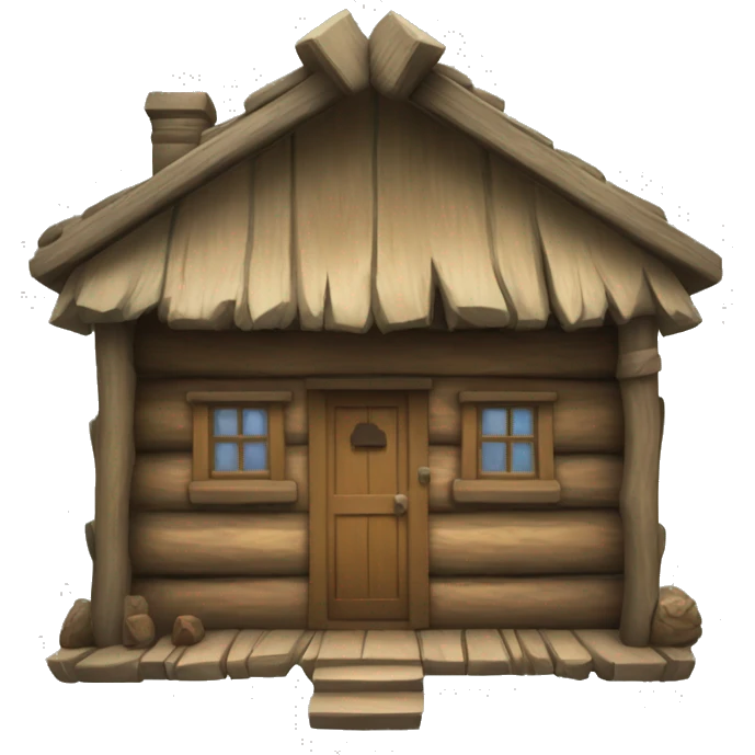 Folklore cabin emoji