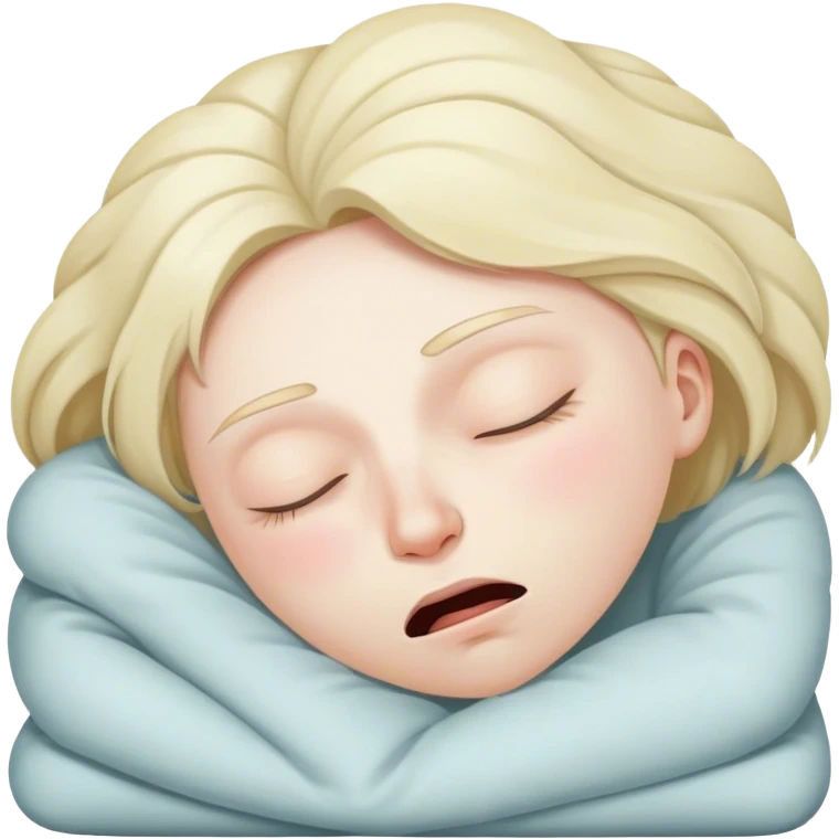 Sleeping crazy emoji