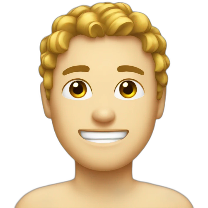 Pixelated Sweatsmile emoji
