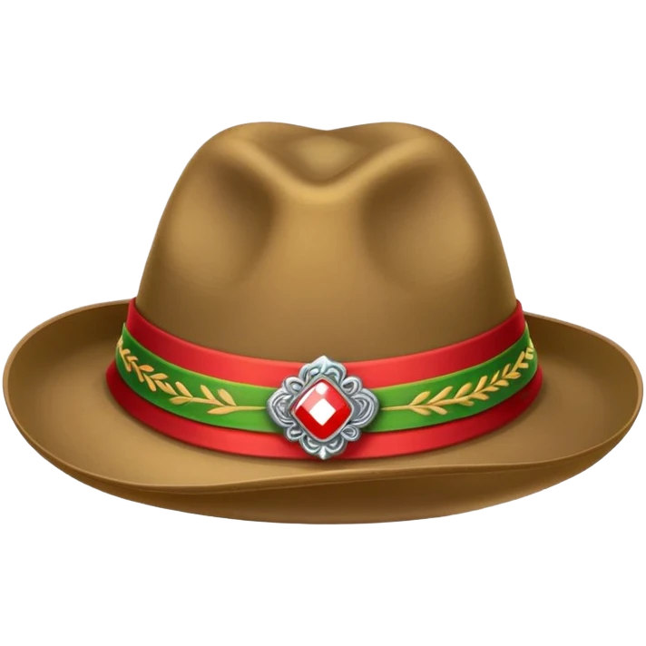 tyrolean hat emoji