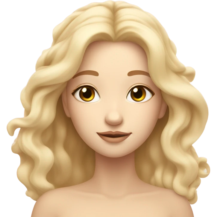 𝐵𝑙𝑜𝑛𝑑𝑒 𝑎𝑒𝑠𝑡ℎ𝑒𝑡𝑖𝑐 emoji