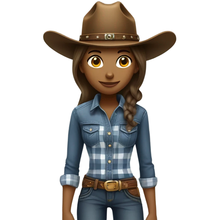 Cowboy girl  emoji