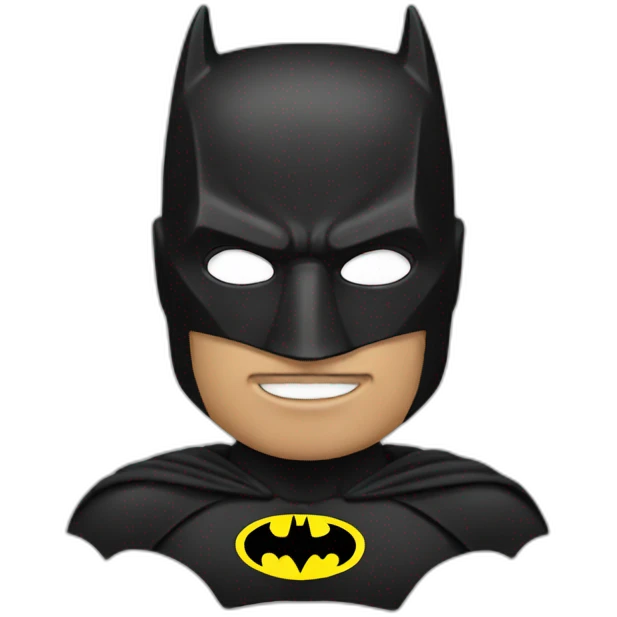 Man with batman mask emoji