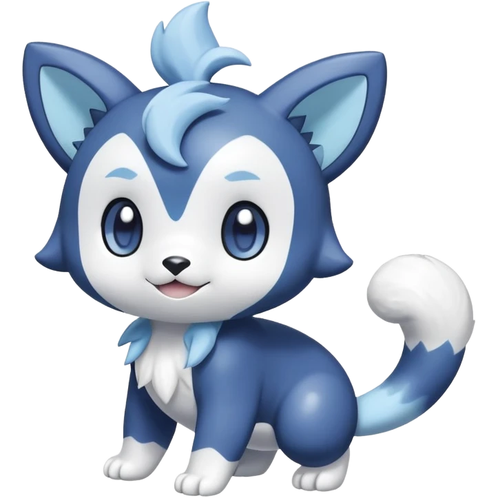 Shiny Espurr-Meowstic-Oshawott-Hybrid (Full body) emoji