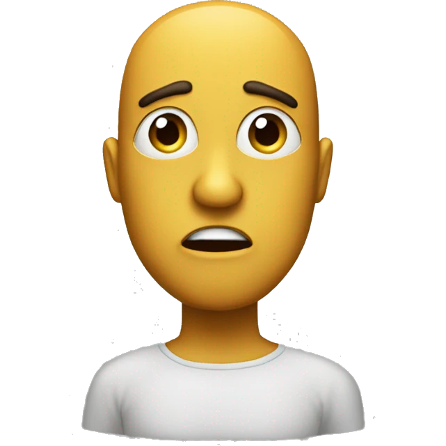 suprised with a silence hnd emoji