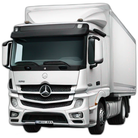 Mercedes Benz Truck emoji