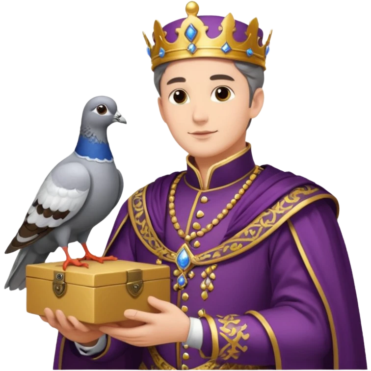 Fanfare as a lord has received a carrier pigeon from a fellow lord. Make sure to include the lord emoji