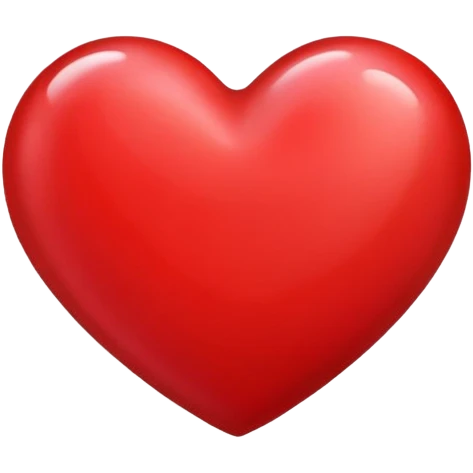 red heart emoji