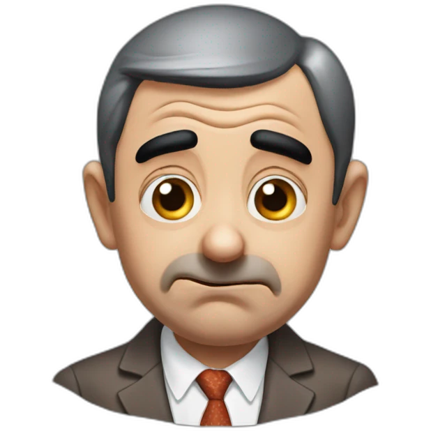 mister bean cry emoji