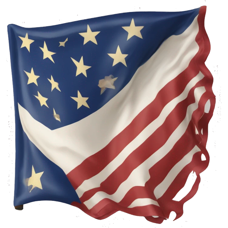 Bandera aspa de borgoña  emoji