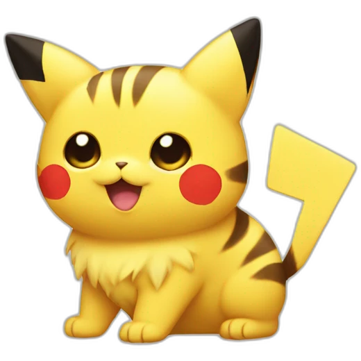 cat pikachu emoji