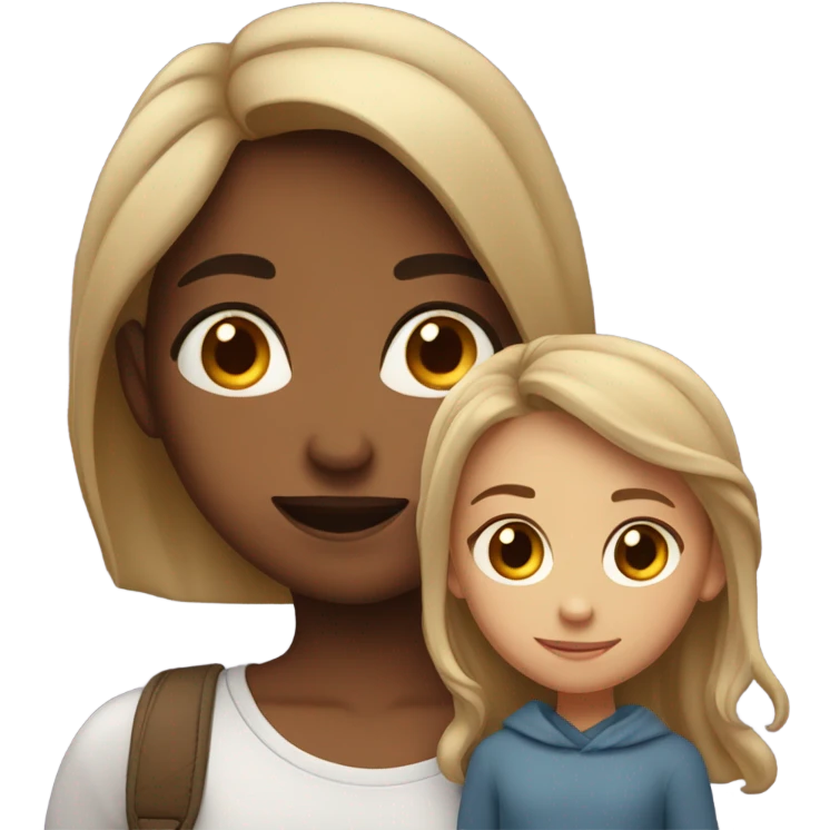 girl looking so inlove with her girlfriend emoji