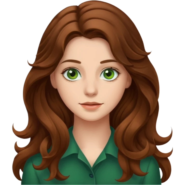 Clara Soccini , una ragazza di 26 anni con i capelli lunghi e ondulati e gli occhi verdi emoji