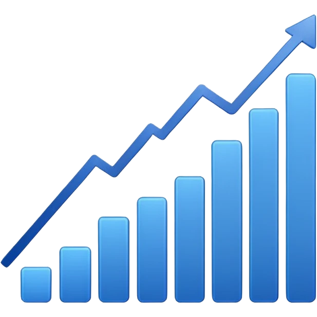 Graph decrease emoji