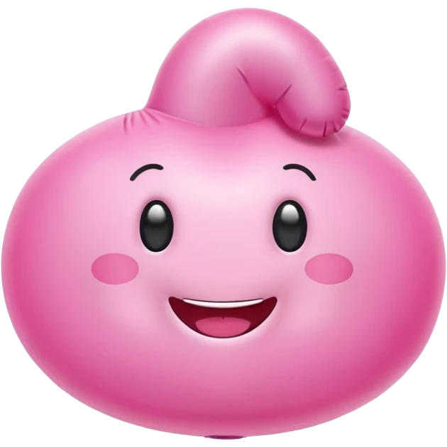 pink inflatable kawaii dulce  emoji