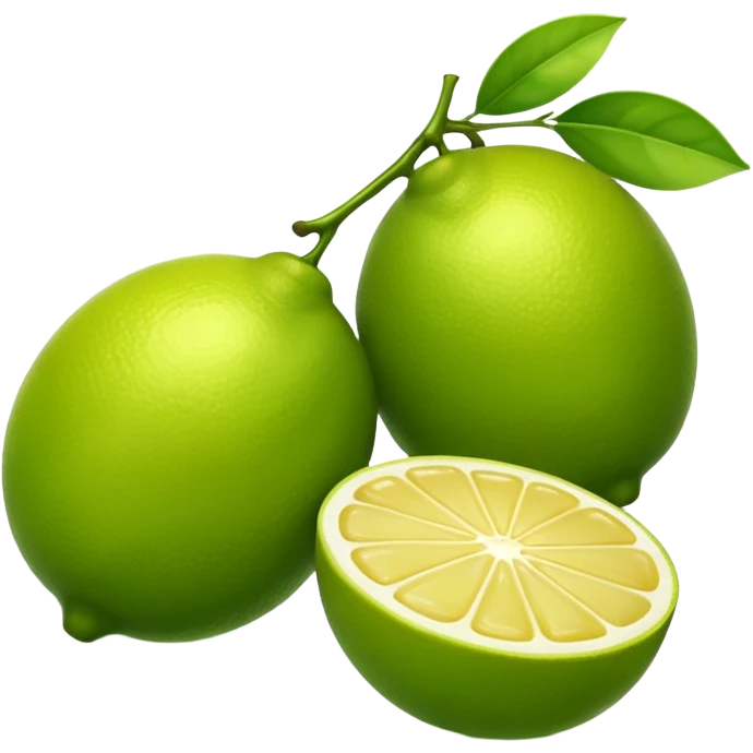 green lemons emoji