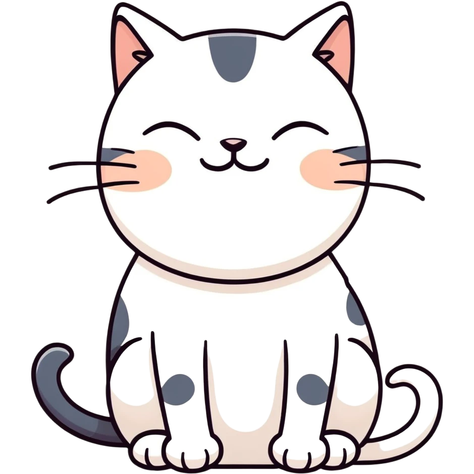 Cat praying emoji