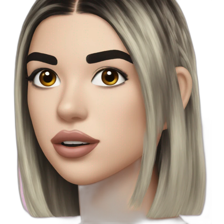 Dua lipa mayo de bain emoji