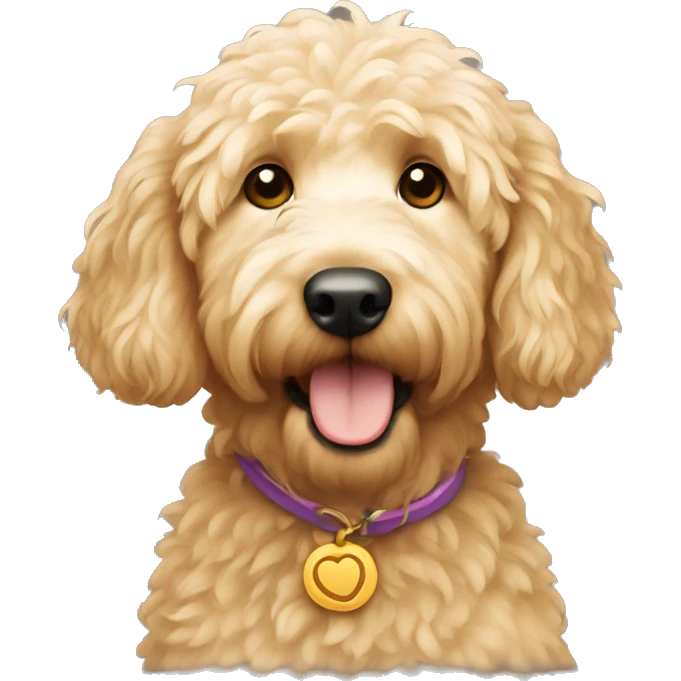 Golden doodle emoji