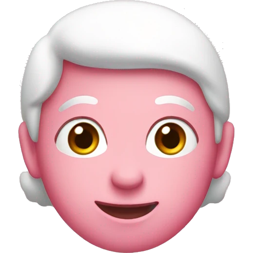 Christmas pink emoji