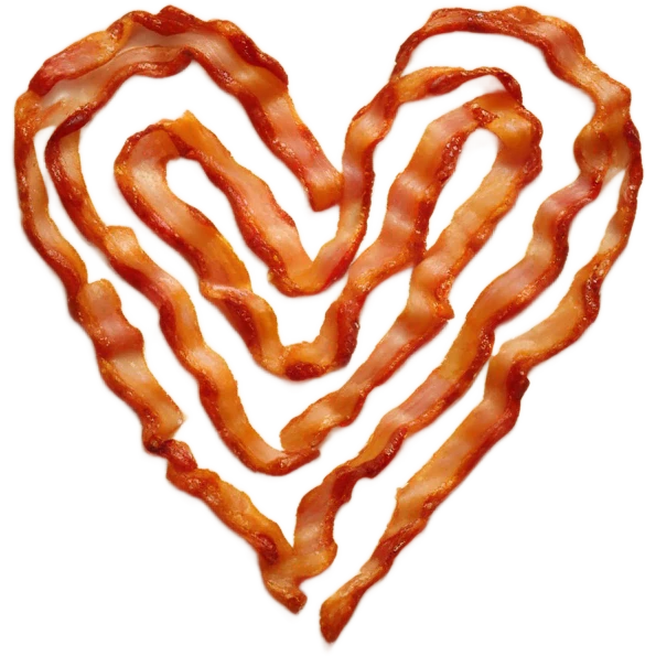 Bacon heart emoji