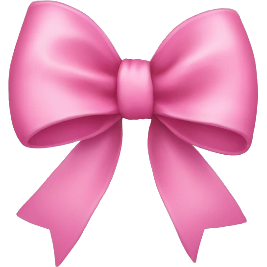 small pink bow emoji