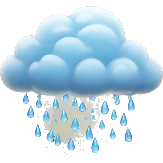 cloud rain emoji