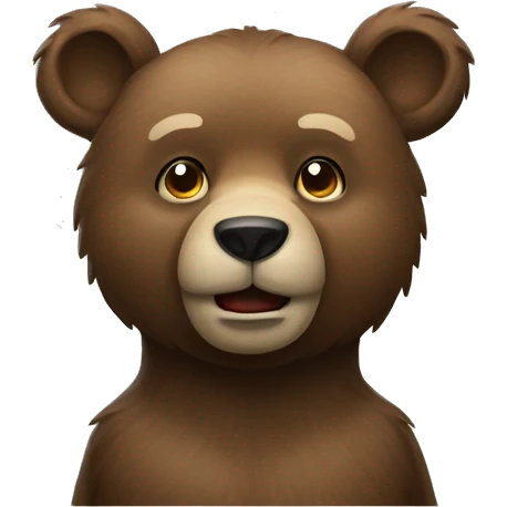 Bär mit Schleife  emoji